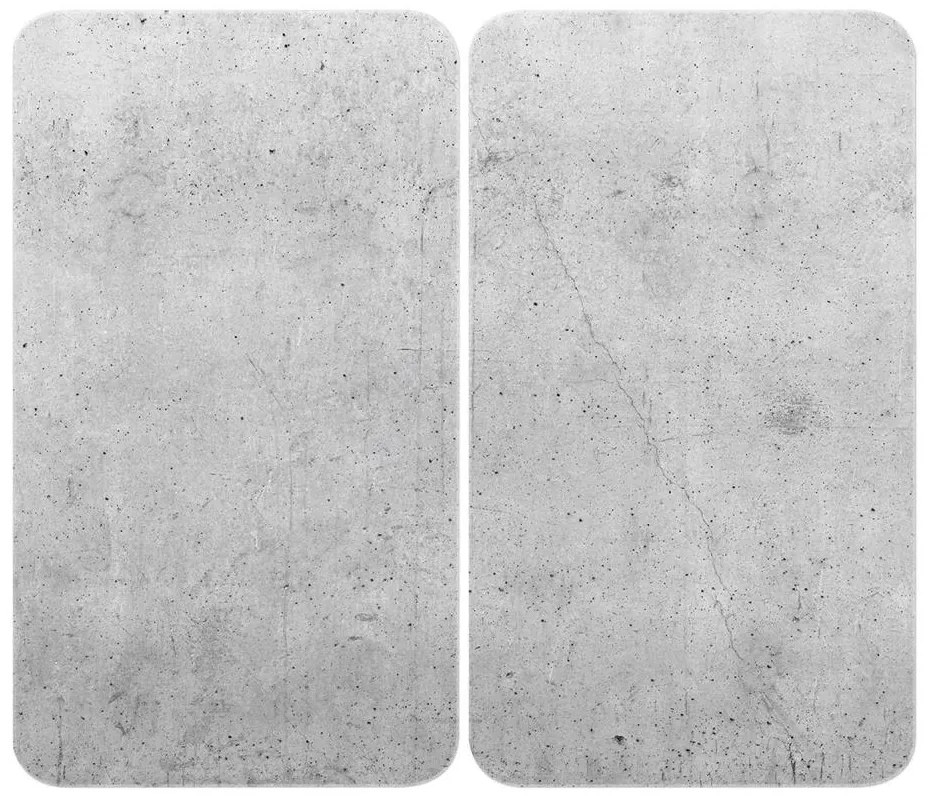 WENKO 53906100 - Főzőlapvédő 30x52 cm szürke/átlátszó