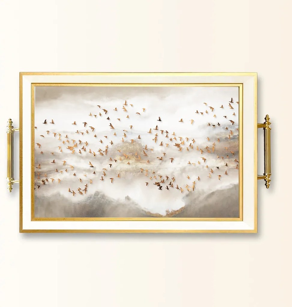Üveg tálca, 38×24 cm – TPB9844