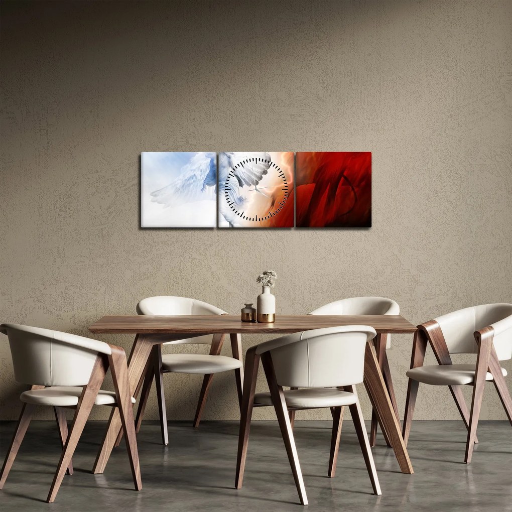 Kép - Jó és rossz (órával) (90x30 cm)