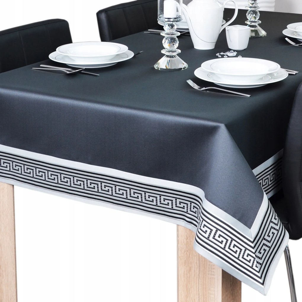 abrosz foltálló Rodos 240x140 cm grafit +fekete