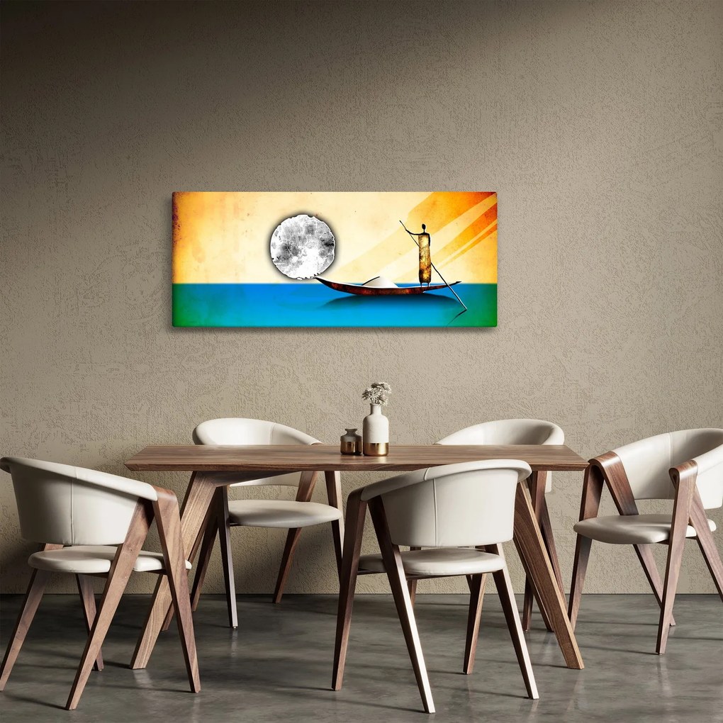 Vászonkép - Ősi festészet (120x50 cm)