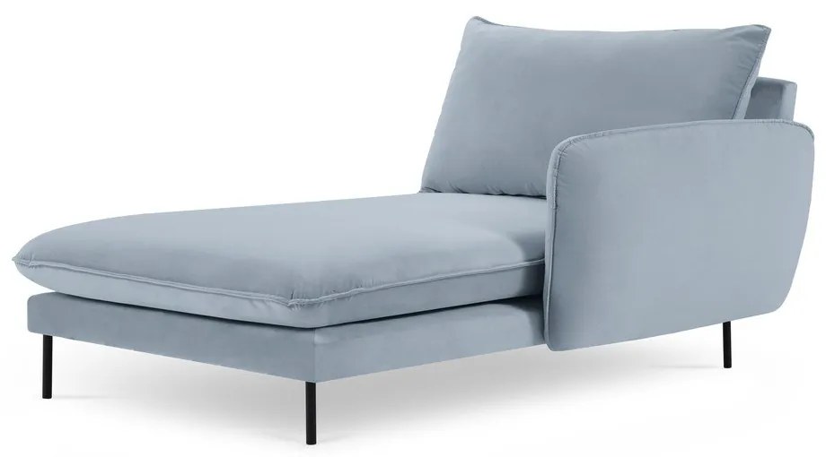 Világoskék bársony heverő (jobb oldali) Vienna – Cosmopolitan Design