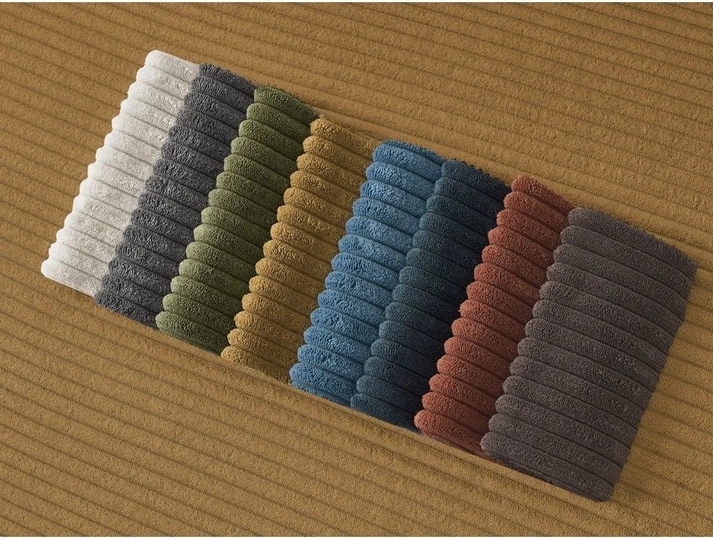 Mustársárga kordbársony kanapé 170 cm Giorgia – Bobochic Paris