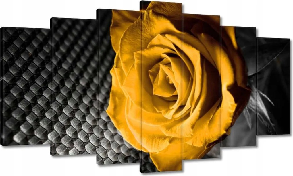 Vászonkép 140x80 Sárga rózsa