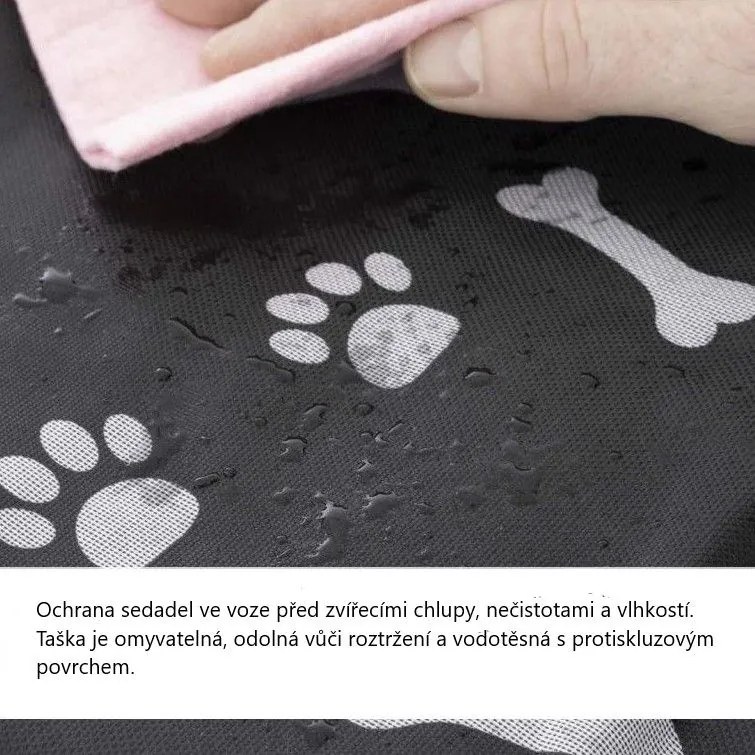 GARTHEN Autótáska 50 x 59 x 37 cm fekete