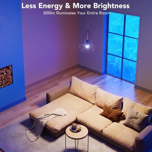 Govee - LED RGBWW Fényerőszabályozható izzó Smart E27/12W/230V 2700-6500K Wi-Fi