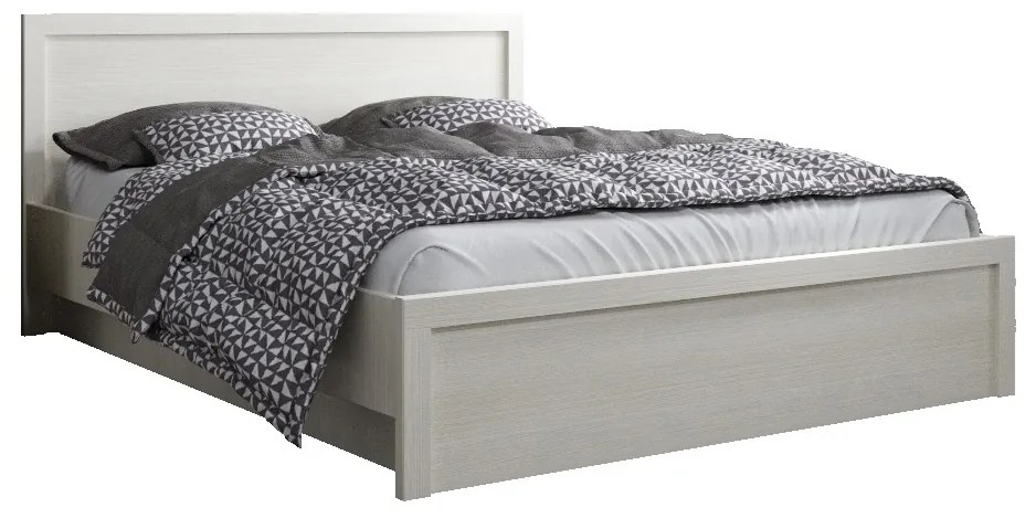 Franciaágy 160 cm Jolene (fehér) (ágyráccsal). 1052985