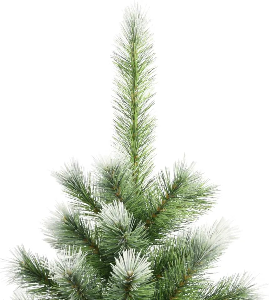 csuklópántos műkarácsonyfa hóval 150 cm