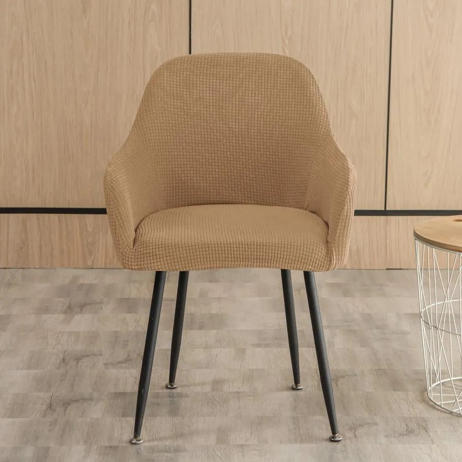 Nagy Kagylószék Huzat (enyhén vízlepergető, halvány karamell)