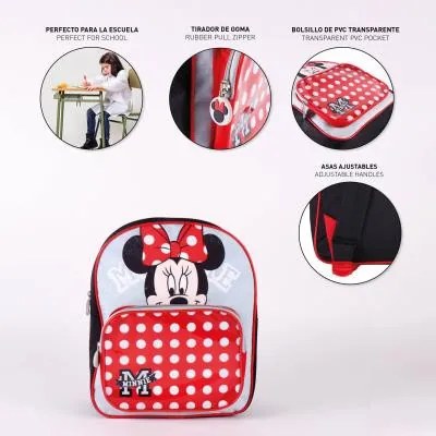 Disney Minnie Grey hátizsák, táska 30 cm