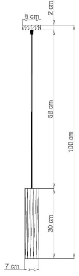 Fadre beton függőlámpa - Sollux