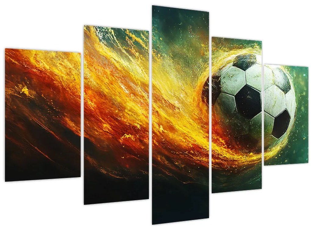 Kép - Focilabda repülés közben (150x105 cm)