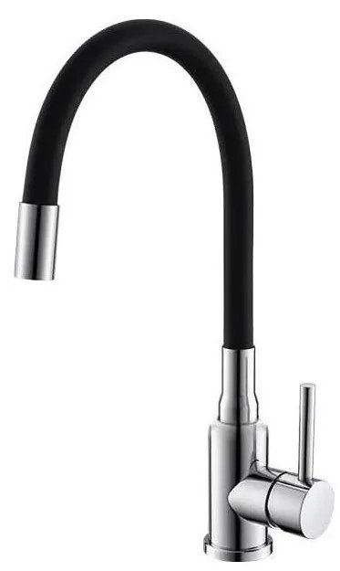 ALVEUS 1144427 - Mosogató csap rugalmas karral MINTAS 34 cm króm/fekete