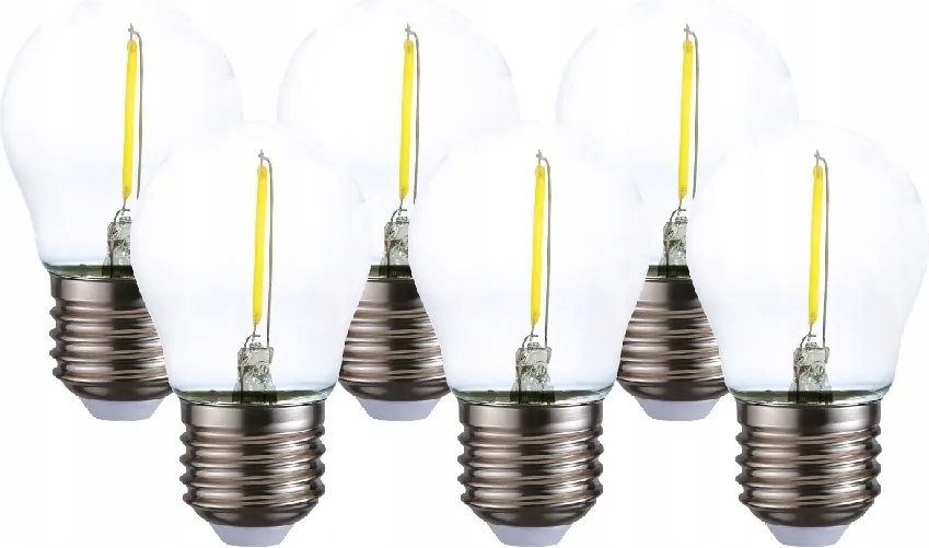 Izzó E27 Led golyó filament 2W 200lm 20W semleges 4000K dekoratív