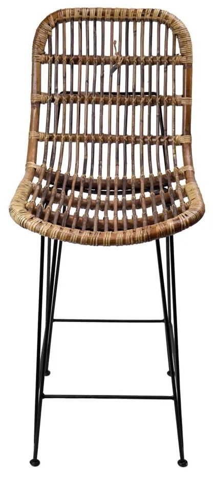 Barna rattan bárszék 106 cm – Ego Dekor