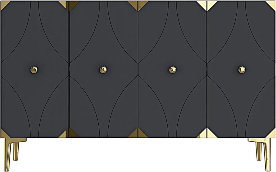 Alfa 120 - Anthracite, Gold