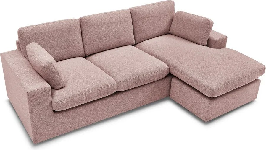 Rózsaszín sarokkanapé Belair – Bobochic Paris