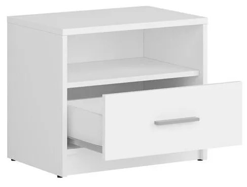 Éjjeliszekrény Nepo Plus 3 (fehér) . 1098271
