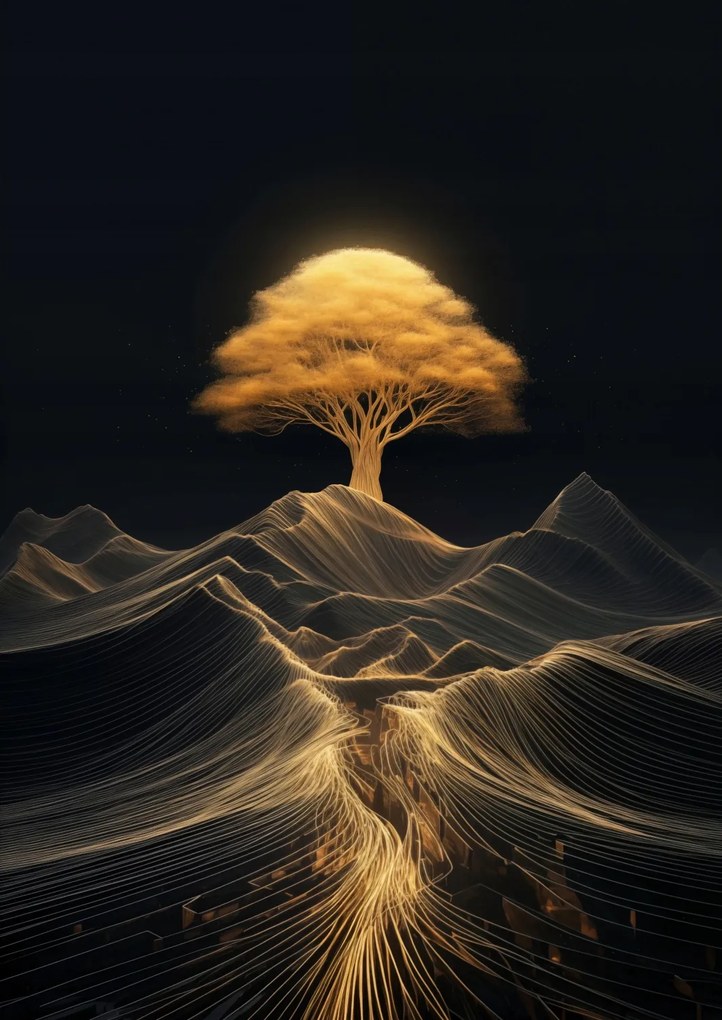 Poszter 29,7x42cm Energiafa