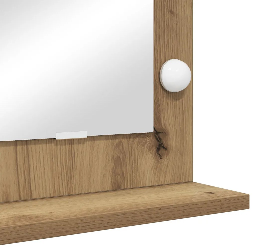 Pipere Tükör Kézműves tölgy MDF 60 x 45 x 18 cm Pipere Tükör