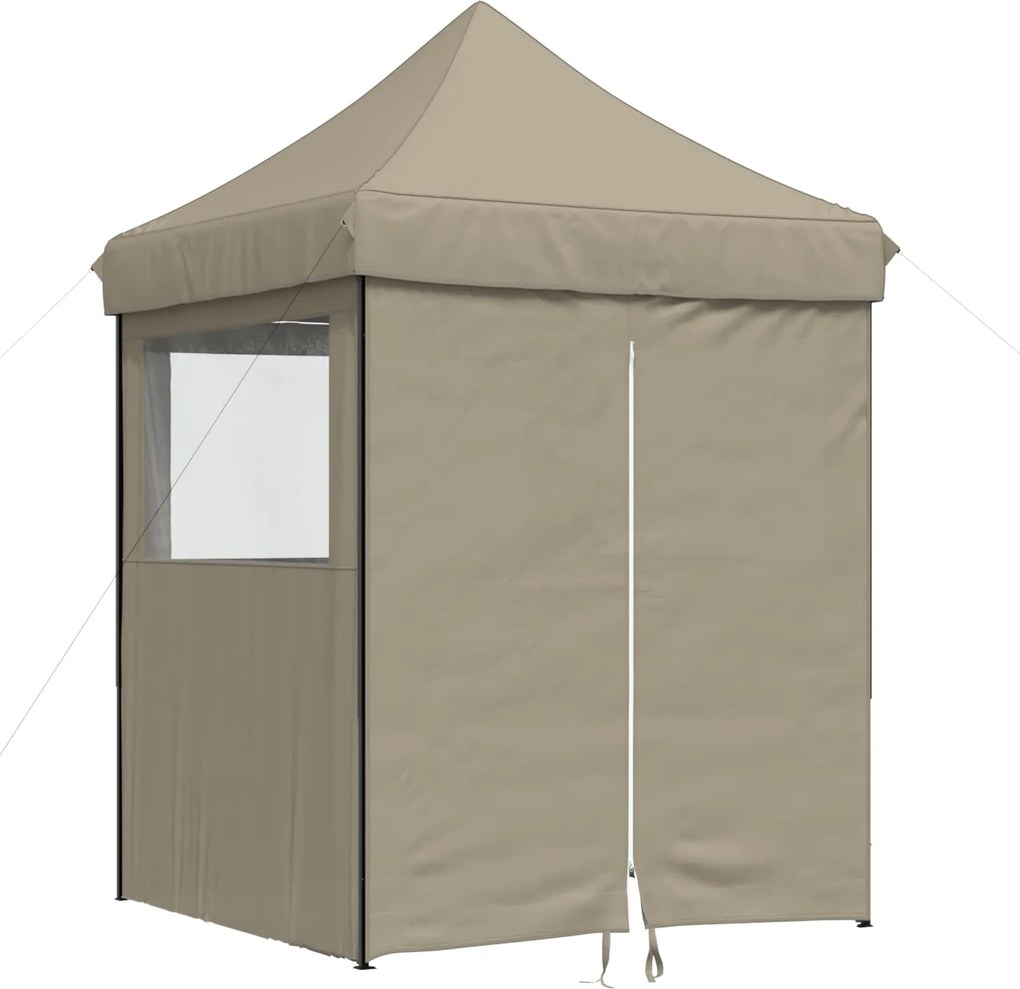 vidaXL Partysátor Tópszínű 200 x 200 x 306 cm Oxford Szövet