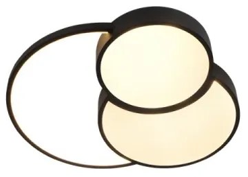 LED Dimmelhető mennyezeti lámpa LED/60W/230V 3000-6500K fekete + távirányító