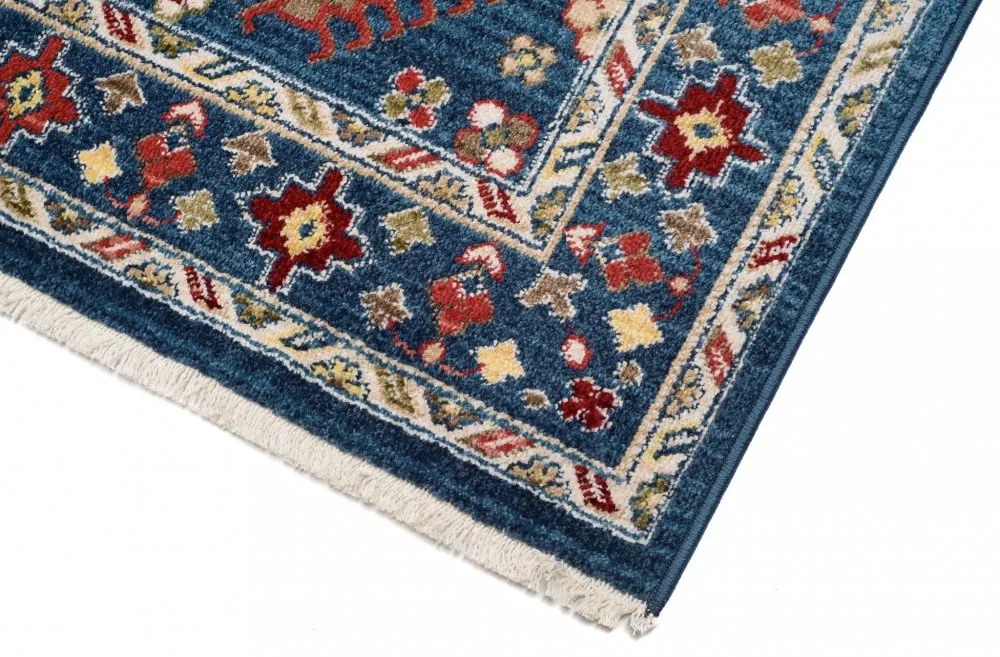 Designer vintage szőnyeg kék színben Szélesség: 120 cm | Hossz: 170 cm