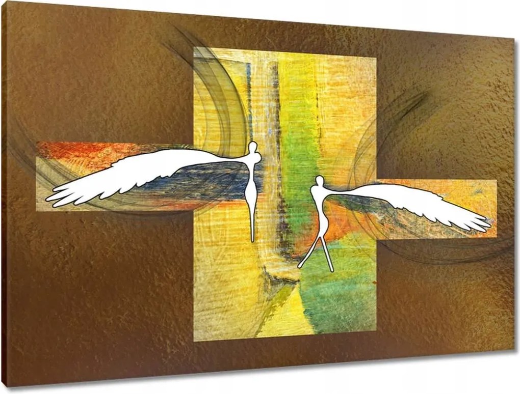 Vászonkép 90x60 A boldogság angyalai