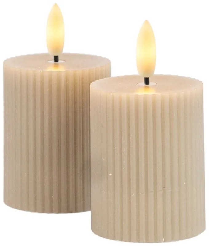 Szürke fénydekoráció készlet 2 db-os Smilla – Sirius