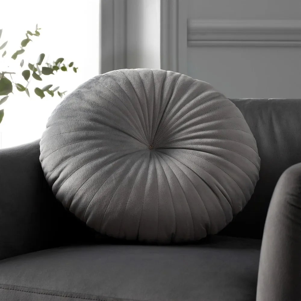 Bársony díszpárna ø 40 cm Round Soft Touch – Catherine Lansfield