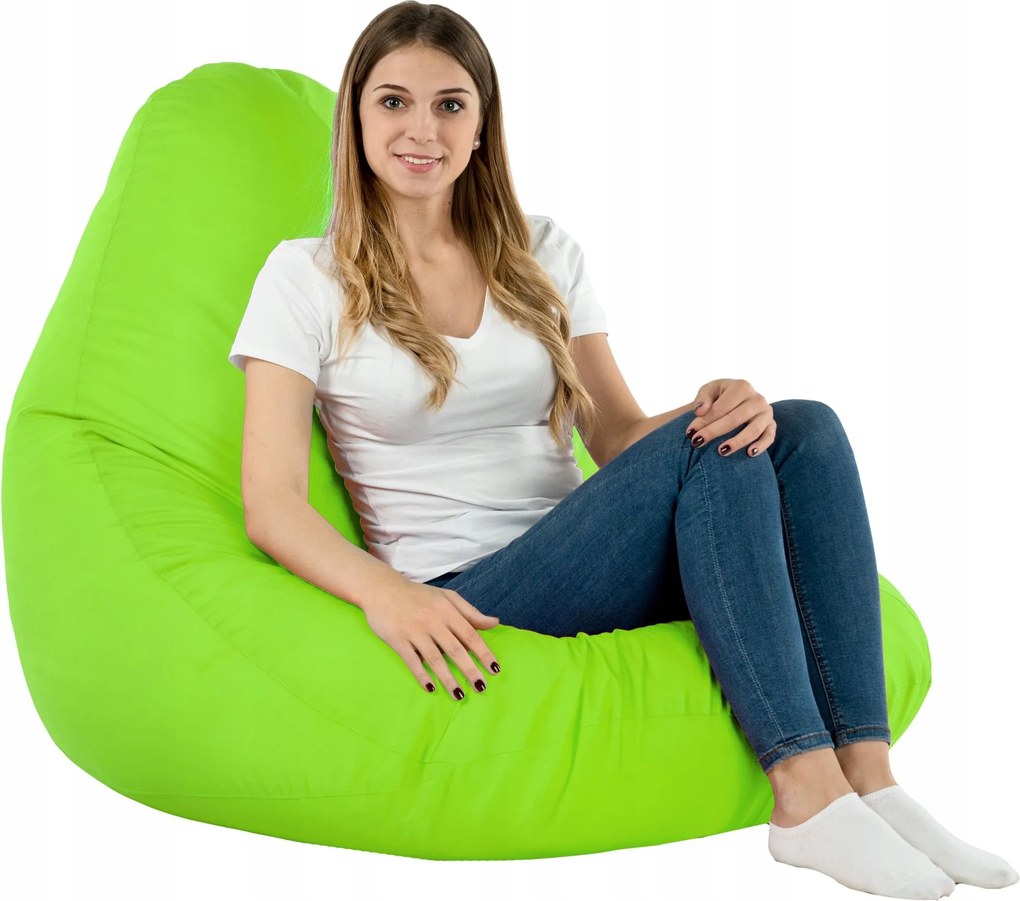 Kerti ülőzsák Fotel XXL Limezöld