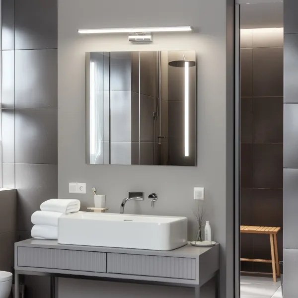 Brilagi - LED fürdőszobai tükörvilágítás VESTRA LED/12W/230V 60 cm IP44 króm