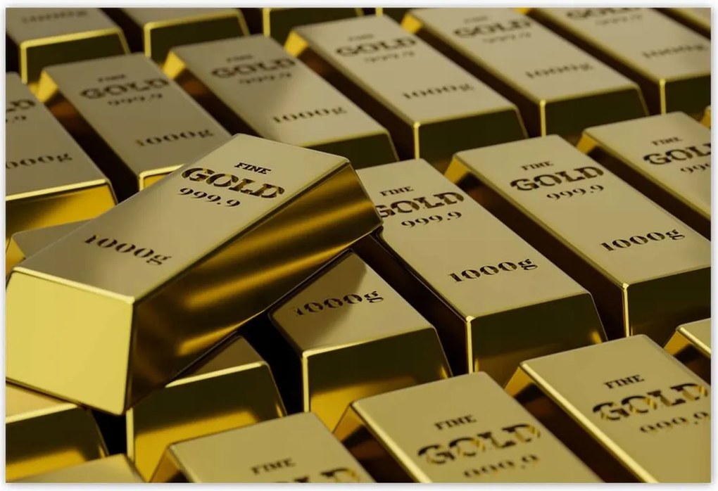 Poszterek 155x105 Arany rúd arany 1000g