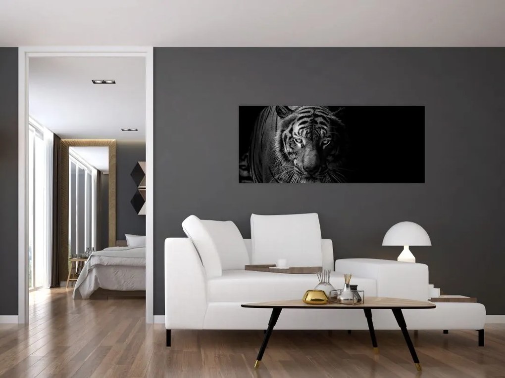 Egy vadtigris képe (120x50 cm)