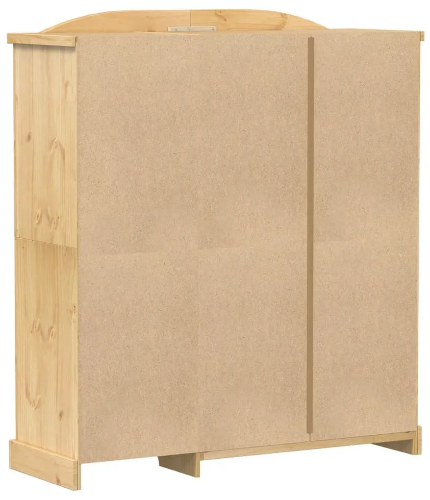 Corona tömör fenyőfa ruhásszekrény 151,5 x 52 x 170 cm