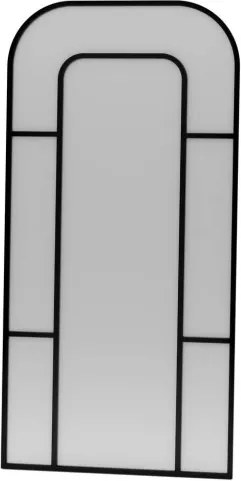 Forma tükör, fekete, 90 cm