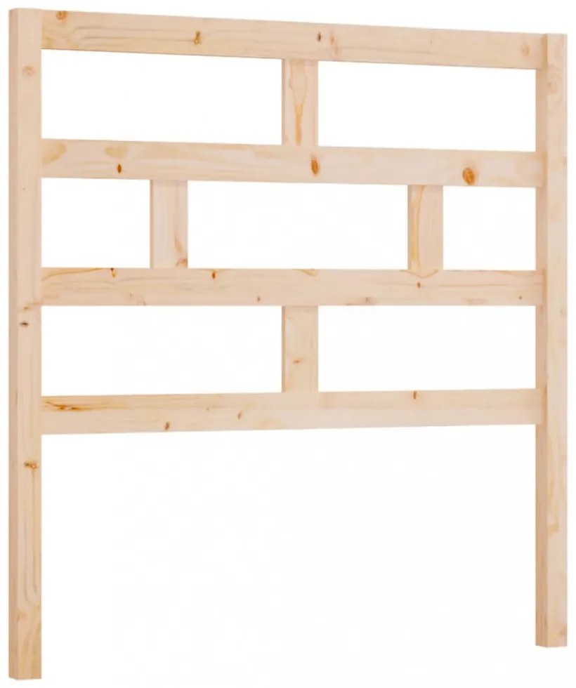 tömör fenyőfa ágyfejtámla 96 x 4 x 100 cm