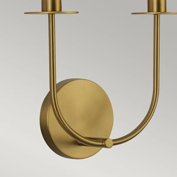 Alora Mood ALM-SYLVIA-2WB-BG-CL - SYLVIA fali lámpa 2xE14/40W/230V arany