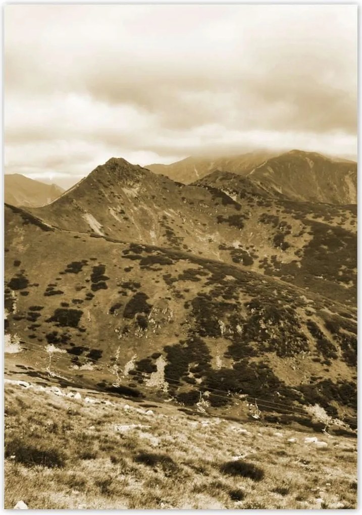 Poszterek 70x100 Tátra Lengyel hegyek Kilátás