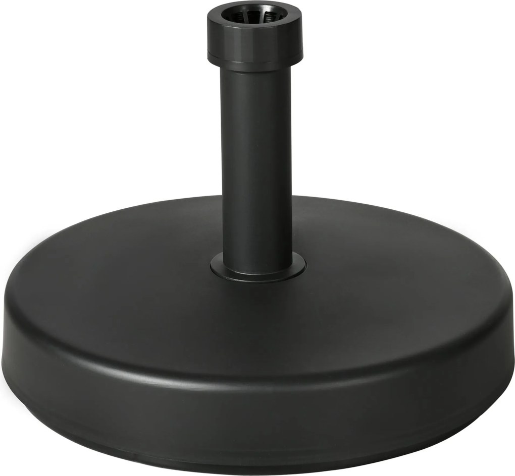 Outsunny Kerti Napernyő Álma PP Műanyag, max 18kg Súly, Ø45x33 cm, Fekete | Aosom