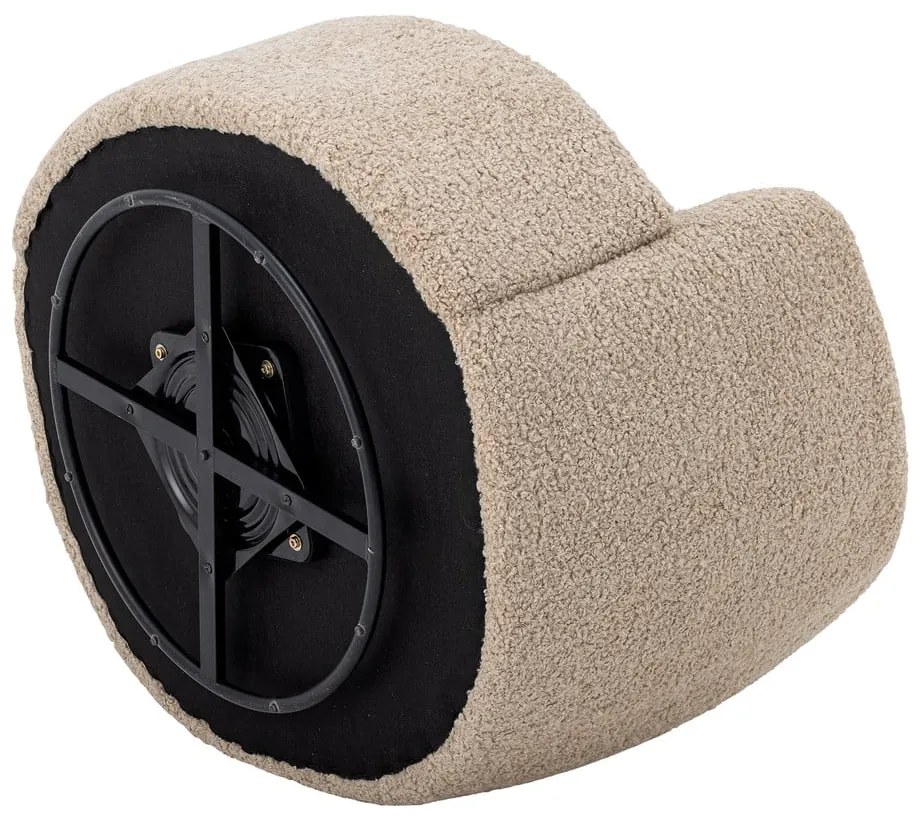 Bézs buklé fotel Bocca – Bloomingville