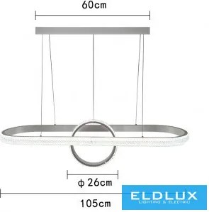 ELDLUX LP-30BN Modern Led Függesztett Lámpa IP20
