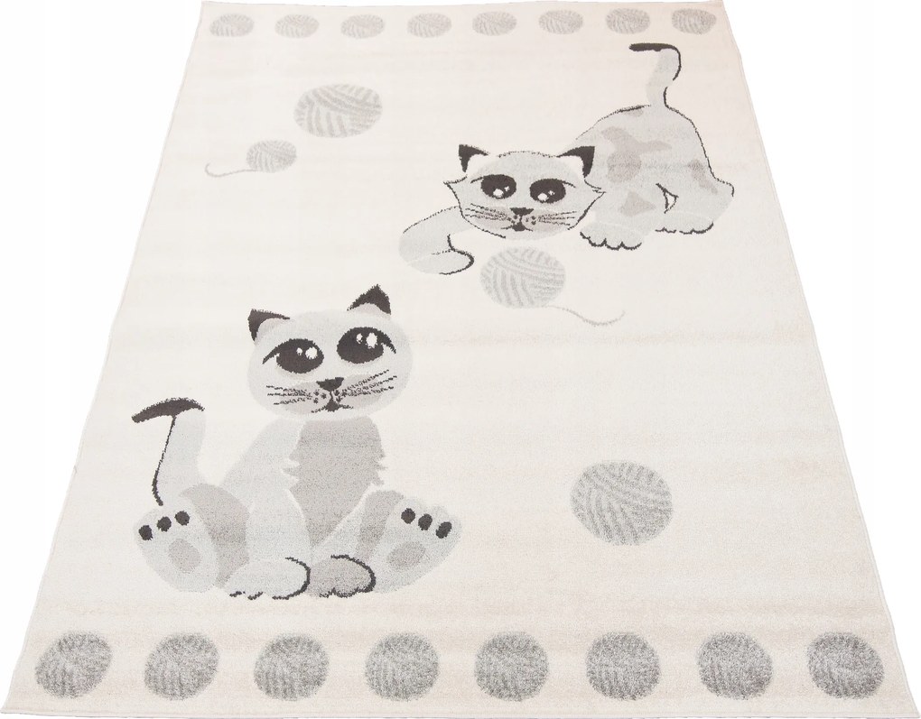 Happy Szőnyeg 160x220 Gyerek Színes Pasztell h18g