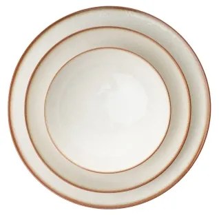 24 darabos bézs porcelán étkészlet