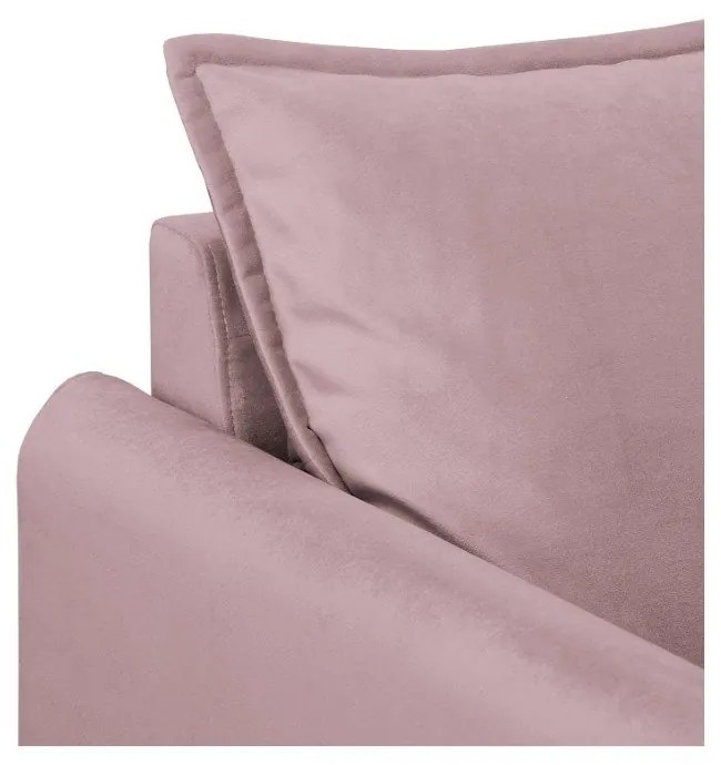 Levendula színű bársony fotel Juli – Ropez