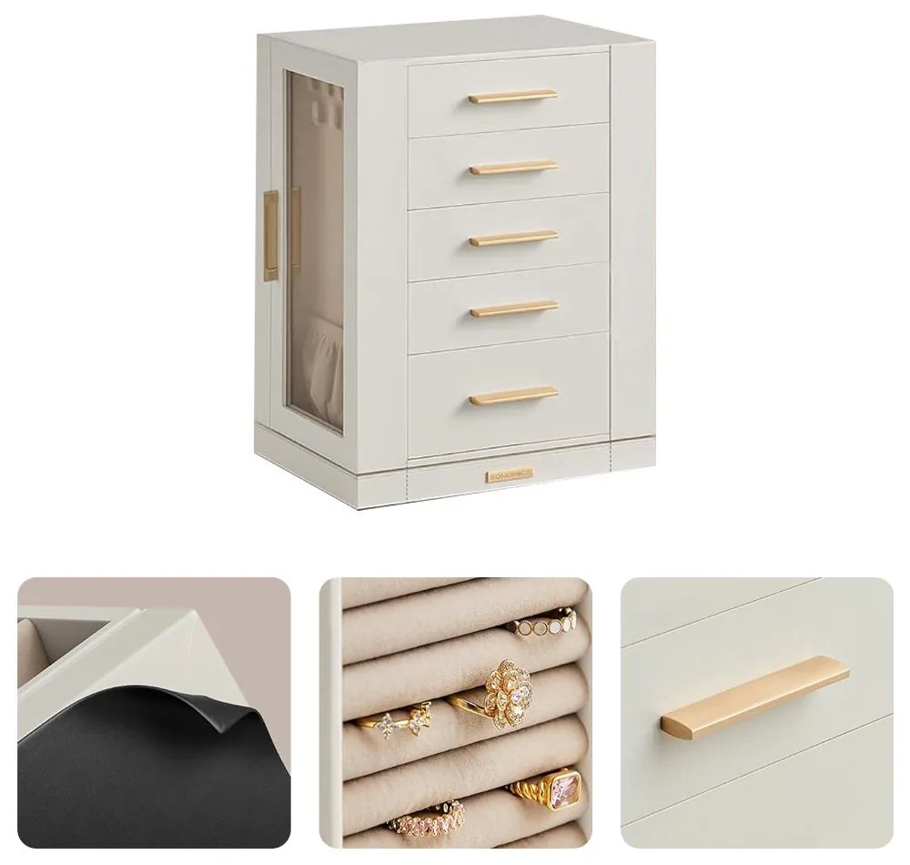 360°-ban forgatható ékszerdoboz