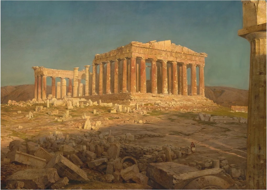 Kép - Frederic Edwin Church, The Parthenon, reprodukciók (70x50 cm)