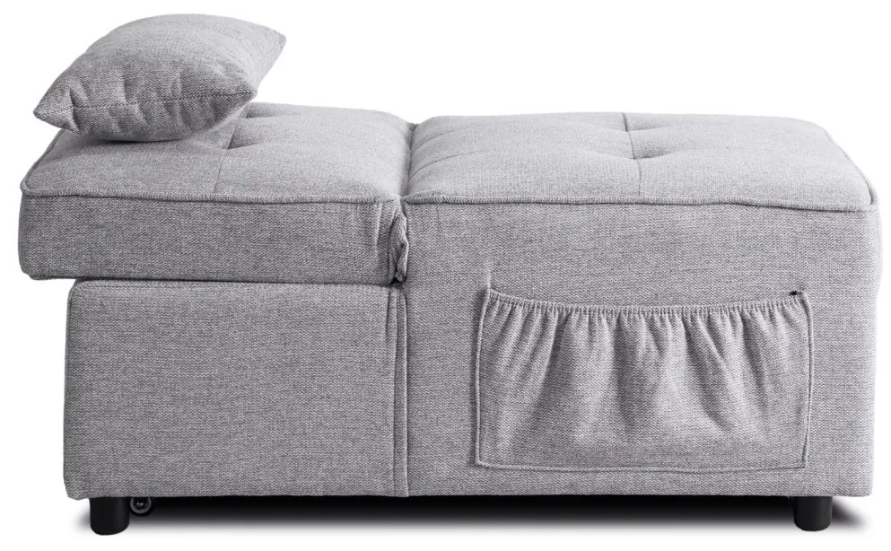 Ágyazható Fotel Szürke Színben. IBERIS 80 cm