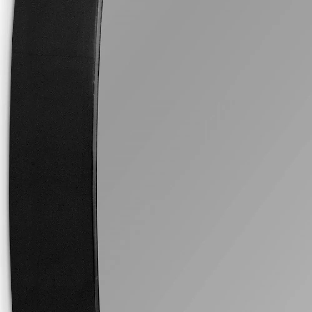 16F-572 Lia ovális tükör fekete 21x77cm