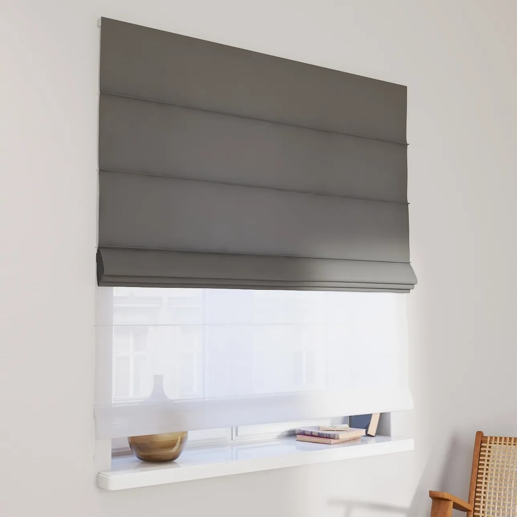 Kész Római roló Duo 140x180cm fekete